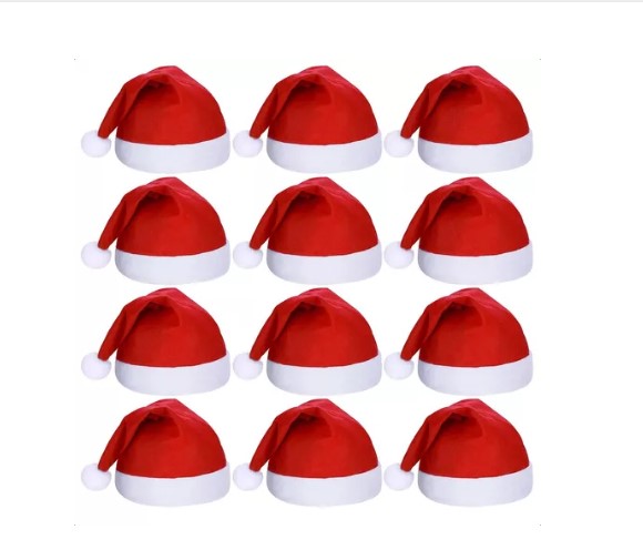 MERRY CLAUS HAT™ - 6 UNIDADES