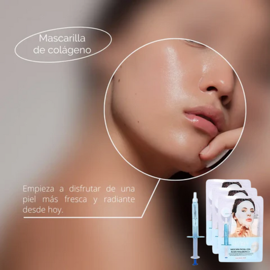 HydraGlow Mask™ - Mascarilla Facial con acido hialurónico